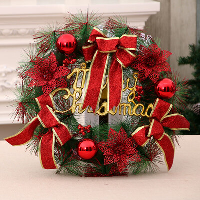 

Luxury Christmas Wreath Pine Garland Artificial Wreath Xmas Tree Door Decoration