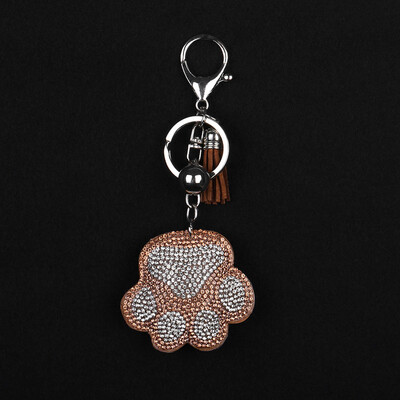 

Siaonvr The Bears Paw Toy 5D Diamond Painting KeyRing Key Chain Pendant Gift