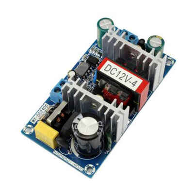 

50W AC 100V-240V to DC 12V 4A Switch Power Supply Module AC-DC Low Ripple Industrial Power Supply Bare Board