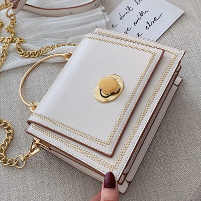 

Texture bag temperament goddess Fan female 2019 new atmospheric messenger bag female simple Joker ins summer
