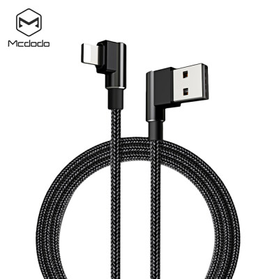 

Mcdodo Dual Elbow Type 8 Pin Cable 15A Fast Charging Data Transmission Sync Cord 12M