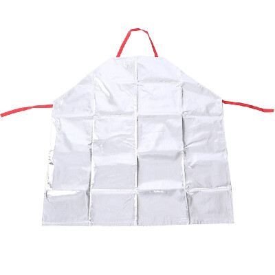 

DA-099 500 Degrees Celsius Aluminized Heat Resistant Apron Flame Resistant Apparel Aluminum Foil