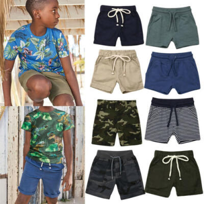 

UK Newborn Kid Baby Boy Summer Camo Pants Shorts Bottoms Trousers Sports Clothes