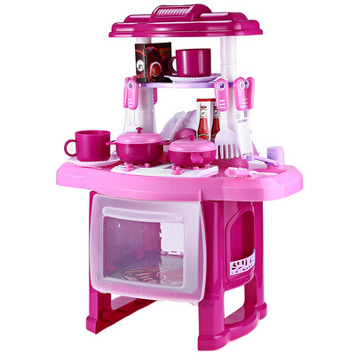 

RX1800 - 1 Kids Kitchen Cooking Pretend Role Play Toy Set with Light Sound Effect