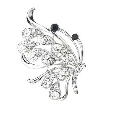 

1Pc High Quality Luxury Animal Cartoon Lovely Butterfly Shaped Insert Drill Fashion Pin Brooch
