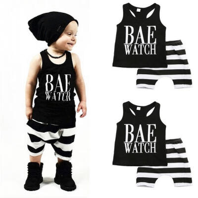 

1-6Y Newborn Toddlers Baby Boys Girls T-shirt Pants Cotton Clothes Kids Outfits Sets
