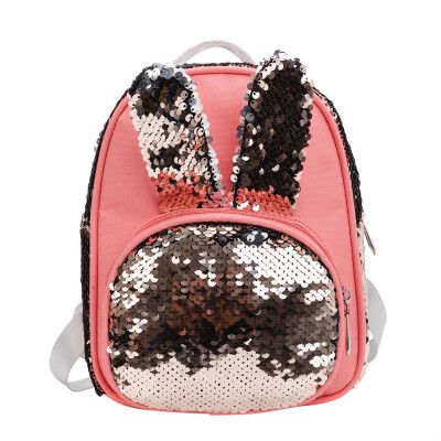 

Tailored Women Ladies Girls Fashion Sequins Ear School Handbag Shoulder Backpack Bags