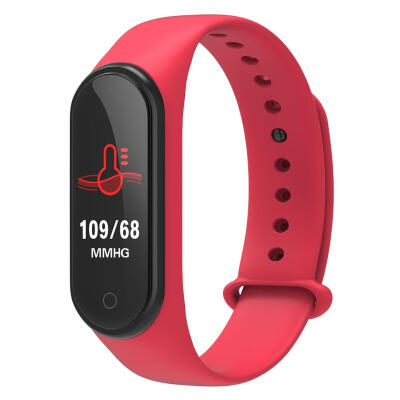 

M4 Waterproof Heart Rate Blood Pressure Fitness Tracker Smart Band Bracelet