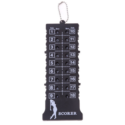 

18 Hole Golf Stroke Putt Score Card Counter Indicator Lightweight Golf Score Counter Golf Training Aids