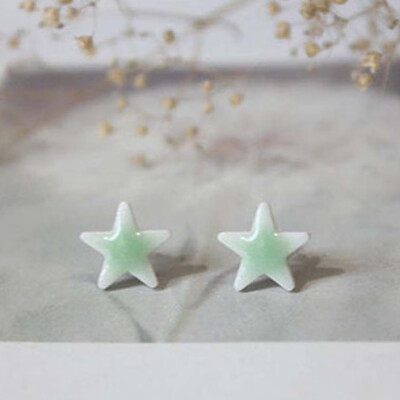 

Star Fresh Creative Ceramic Ear Stud Ceramic Unique Earrings Earrings Fashion Little Star Earrings