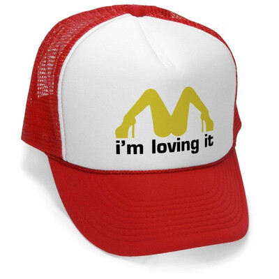 

Megashirtz - Im Loving It - Parody - Retro Vintage Style Trucker Hat Cap