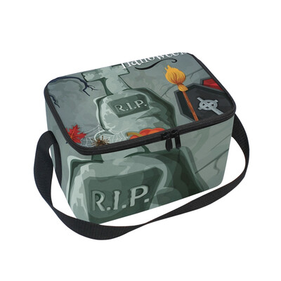 

ALAZA Lunch Box Insulated Lunch Bag Large Cooler Trick Or Treat Card Tote Bag
