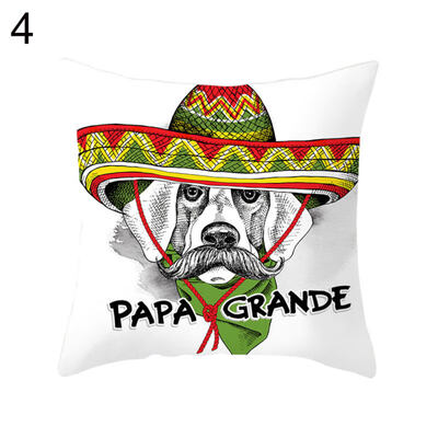

Cartoon Cat Dog Animal Feather Pillow Case Cushion Cover Sofa Chair Car Decor