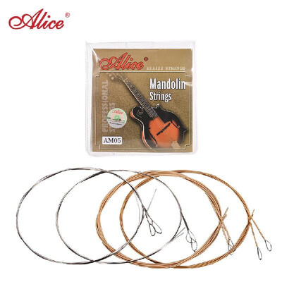 

Alice AM05 Mandolin Strings SetE-A-D-G Plated Steel Coated Copper Alloy Winding 011-040