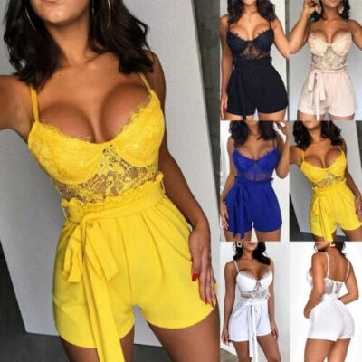 

New Women Ladies Clubwear Shorts Playsuit Bodycon Party Jumpsuit&Romper Trousers