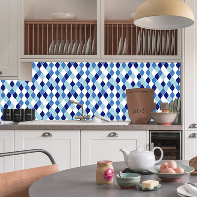 

Toponeto Bathroom Kitchen Waterproof Self-Adhesive Stickers Mosaic Tile Sticker