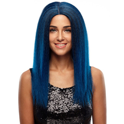 

Noble Lace Hairline Wigs Long Straight Synthetic Hair 24" Ombre Color Heat Resistant Cosplay Wig Free Shipping