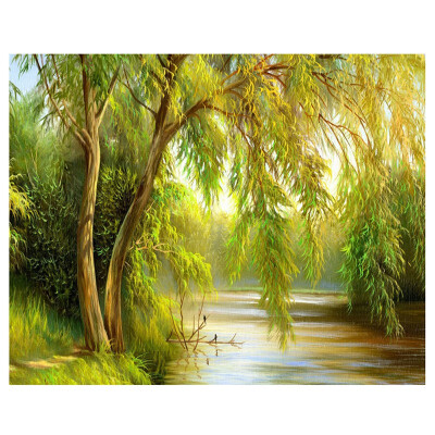 

Diamond Painting Full Square Scenic Diamond Mosaic Landscape Diamond Embroidery Picture Of Rhinestones Resin Drill Hobby