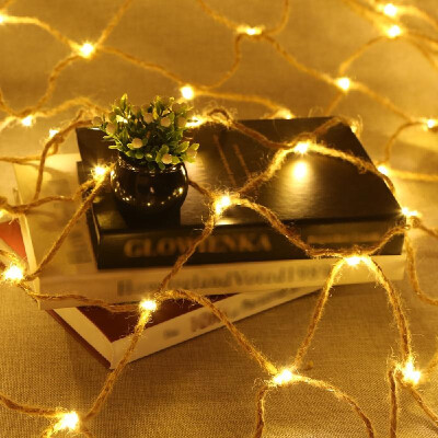 

126 LEDs 1508m Retro Vintage Rope Net Fish String Lights Fairy String Lamp Indoor Outdoor Landscape IP44 Water Resistance for P