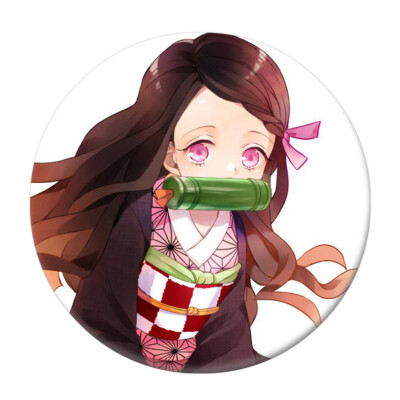 

zhongjiany Anime Demon Slayer Kimetsu no Yaiba Kamado Tanjirou Pin Button Brooch Badge