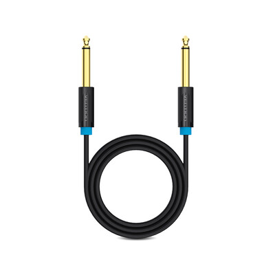 

VENTION 65mm Audio Cable Male to Male Audio Cable HiFi Gold-plated for GuitarAmplifier Microphone 10m Black