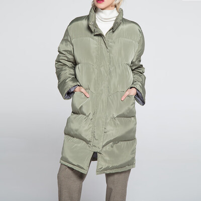 

Roseonmyhand Womens Warm Long Coat Collar Hooded Jacket Slim Winter Parka Outwear Coats