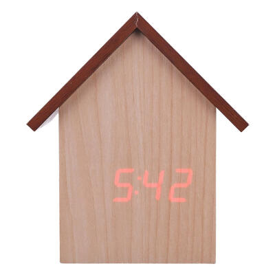 

Alarm Clock Voice Control Digital Electronic USB Desktop Clock Thermometer