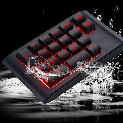 

USB Wired Numeric Keypad19 Keys Mini Portable Numpad LED Backlight Keyboard for Laptop PC