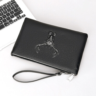 

Tailored Fashion Men Pure Color Leather Wallet Coin Purse Card Holder Black Handbags