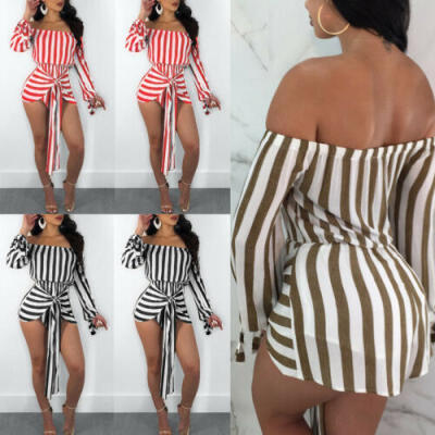 

USA Women Ladies Clubwear Summer Playsuit Bodycon Party Jumpsuit Romper Trousers