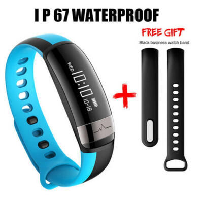 

Smart Bracelet Wristband Watch Heart Rate Monitor Blood Pressure Fitness Tracker
