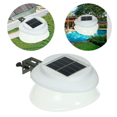 

Solar Power Fence Lamp UFO Shape 9 LED Gutter Lighting Solar Panel Light Wall Super Bright Light Outdoor Waterproof Eaves Courtyar