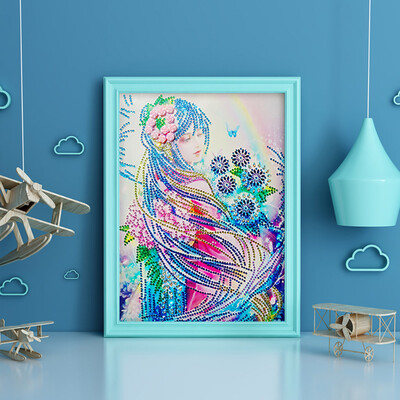 

Toponeto DIY Full Diamond Cartoon Painting Special Diamond Shaped Rhinestone Embroidery