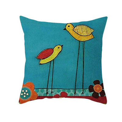 

〖Follure〗Natural Pattern Printing Dyeing Sofa Bed Home Decor Pillow Cover Cushion Cover