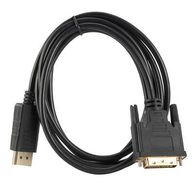

18m DP Male To DVI-D Male Converter Cord Supported 1080P Full HD DisplayPort to DVI Adapter Cable for HDTV