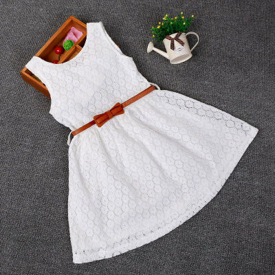 

Baby Girls Kids Lace Party Dress Clothes Sleeveless Dresses Sundress