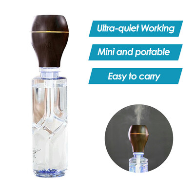 

Portable Mini Air Humidifier Water Bottle Caps Humidifier Mist Maker for Car Home Office