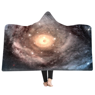

Toponeto Cartoon 3D Plush Hooded Warm Blanket Dressing Blankets Hooded Blanket