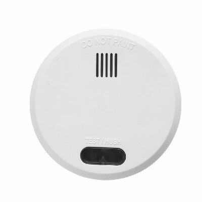 

Wireless Smoke Detector Photoelectric Fire Alarm Battery-Powered Light Sound Warning Fire Safety for Home Hotel School