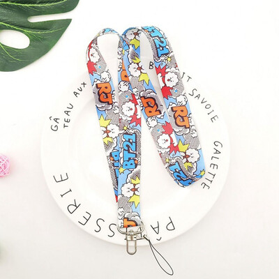 

Cartoo Figure Neck Strap Phone Lanyard Cute Card Holder Keychain