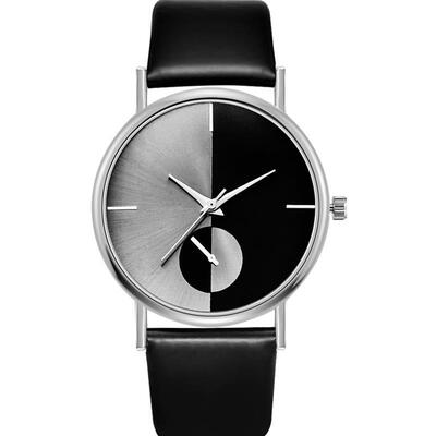 

Hot Sale Women Watch Black Leather Band Stainless Steel Analog Quartz Wristwatch Woman Lady Luxury Watches Minimalist Clock