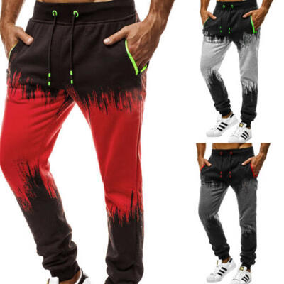 

Men Long Casual Sport Pants Gym Slim Fit Trousers Running Joggers Gym Sweatpants