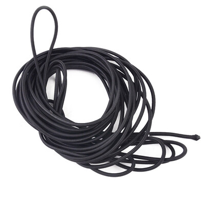 

10  4 Mm Black High Tension Rope Bungee Elastic Rope