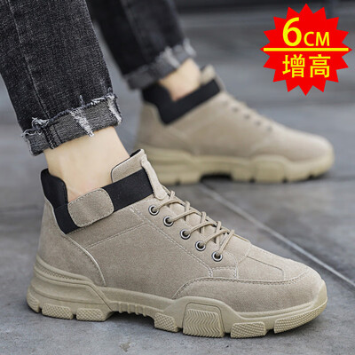 

mens shoes autumn Korean tide high-help martin skate shoes casual 100-way mens shoes retro short boots