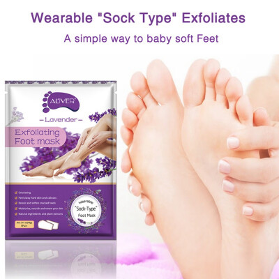 

Ginger Lavender Foot Mask Exfoliating Renewal Pedicure Remove Dead Skin Heel Socks Peeling Foot Care