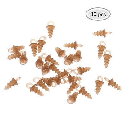 

Plastic Boilies Stopper Pellet Stop Screw Fishing Bait Peg Holder Bait Screw Connector Carp Fishing Accessories 30PCS 50PCS 10
