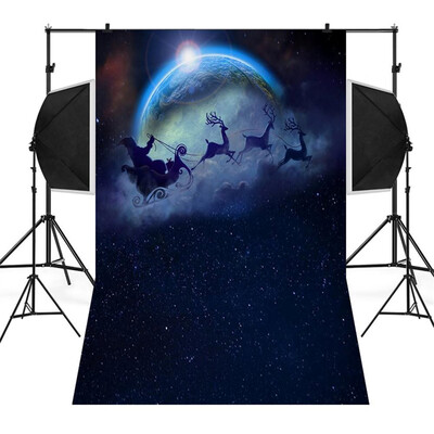 

〖Follure〗Christmas Backdrops Snowman Vinyl 3x5FT Lantern Background Photography Studio