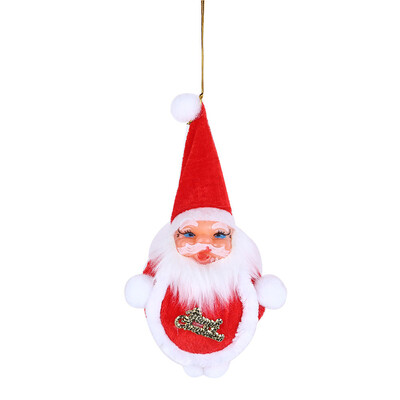 

Toponeto 1PC Colorful Christmas Santa Claus Ornaments Xmas Tree Hanging Decoration