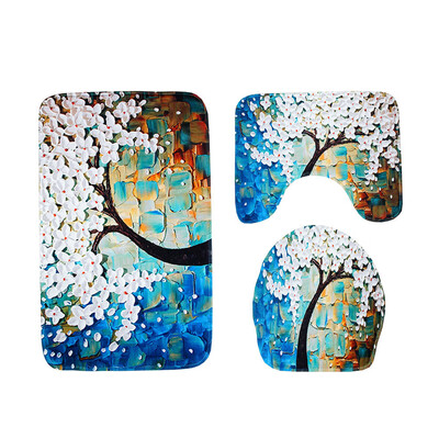 

〖Follure〗3pcs Non-Slip Suction Grip Bath Mat Bathroom Kitchen Carpet Doormats Decor