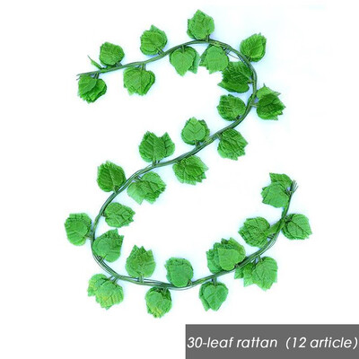 

Gobestart Decoration Furniture Simulation Plant Leaf Winding Trunk Rattan Tree Home